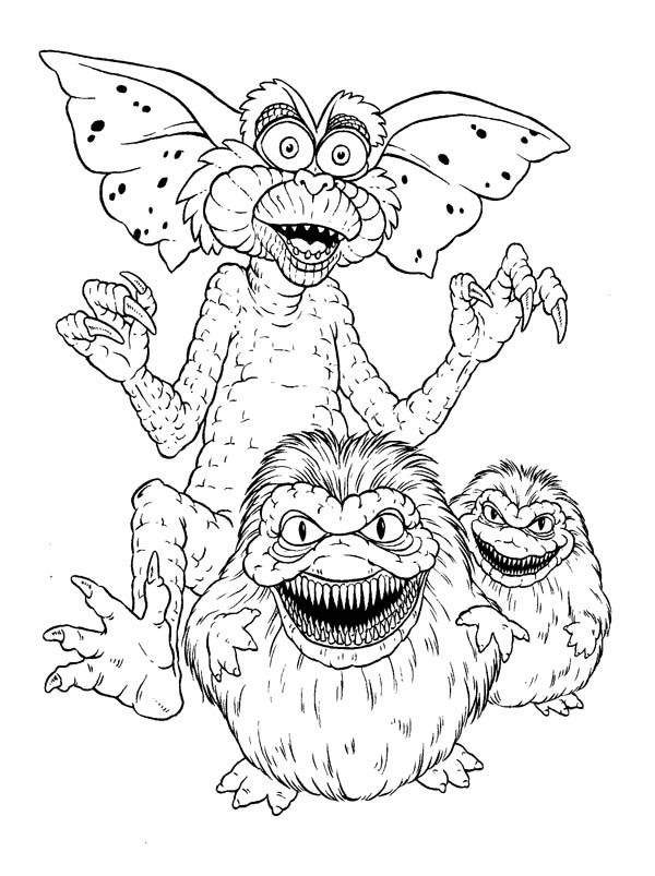 gizmo coloring page