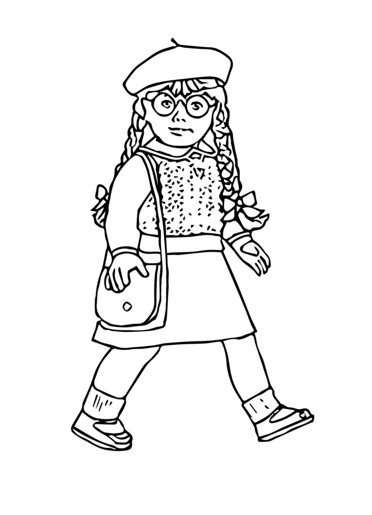 american doll coloring pages