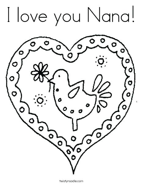 i love you grandma coloring pages