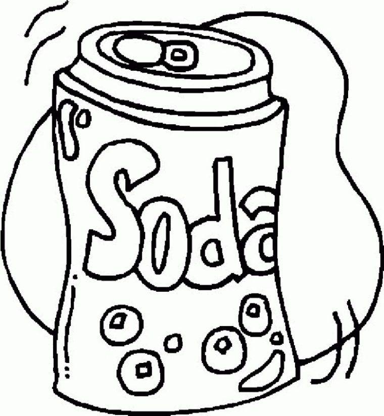 soda coloring pages