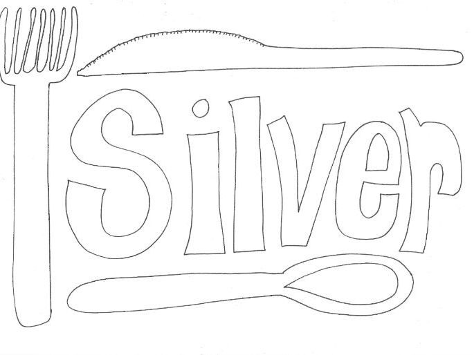 silver coloring pages