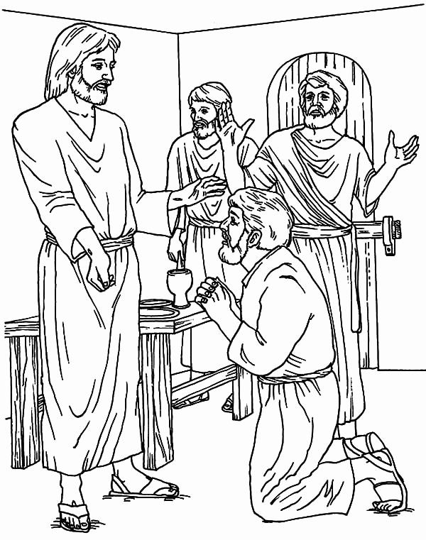 doubting thomas coloring page