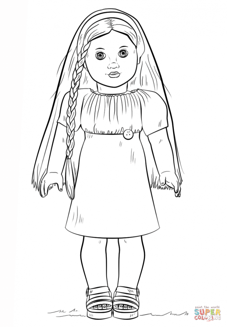 doll coloring pages printable