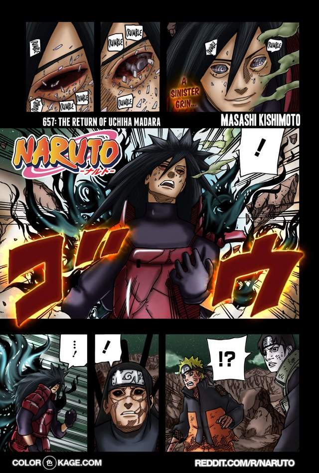 naruto manga colored pages