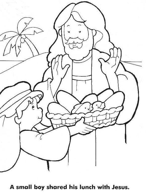 jesus calms storm coloring page