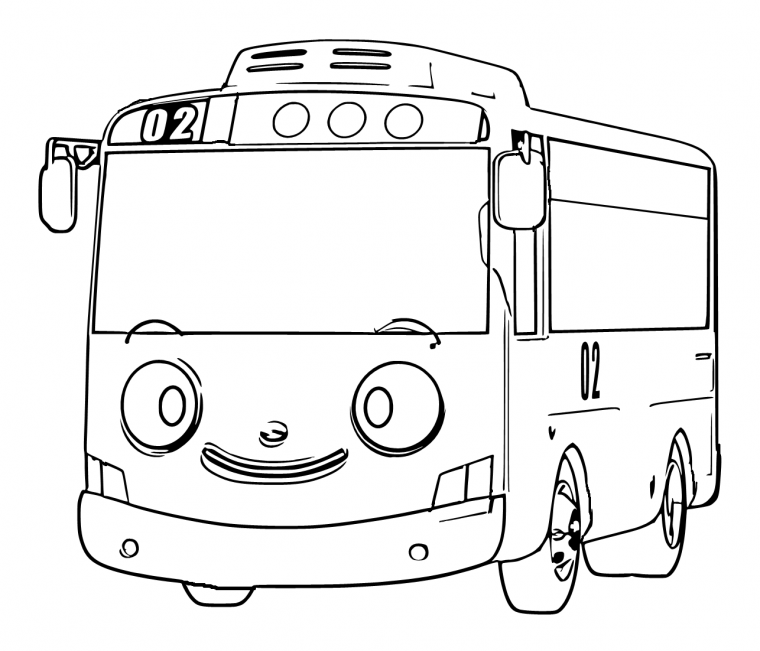 tayo coloring pages