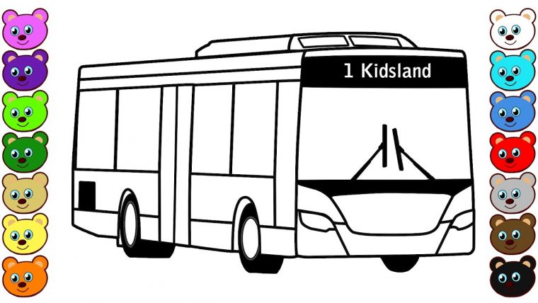 buses coloring pages