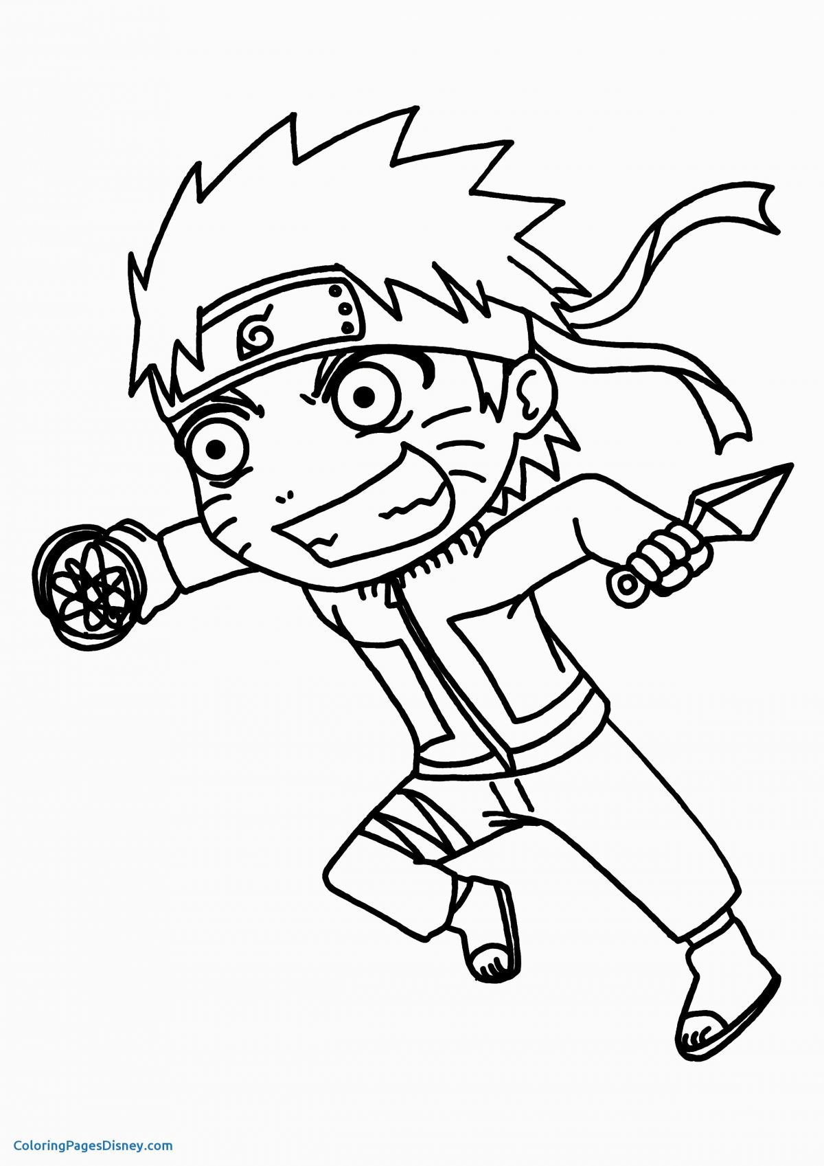 Coloriage De Naruto Shippuden A Imprimer - GreatestColoringBook.com