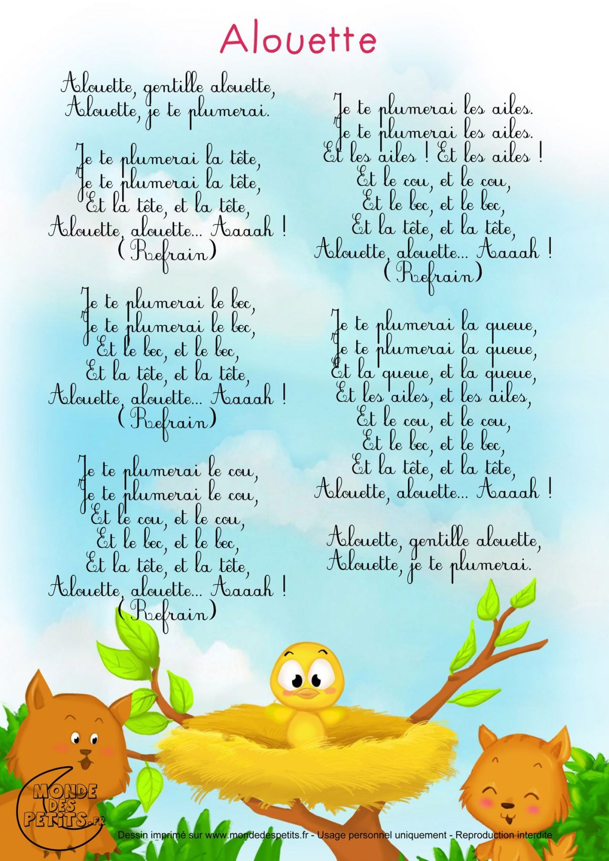 Paroles_La Ferme De Mathurin | Nounou | Comptine Crèche dedans Chanson