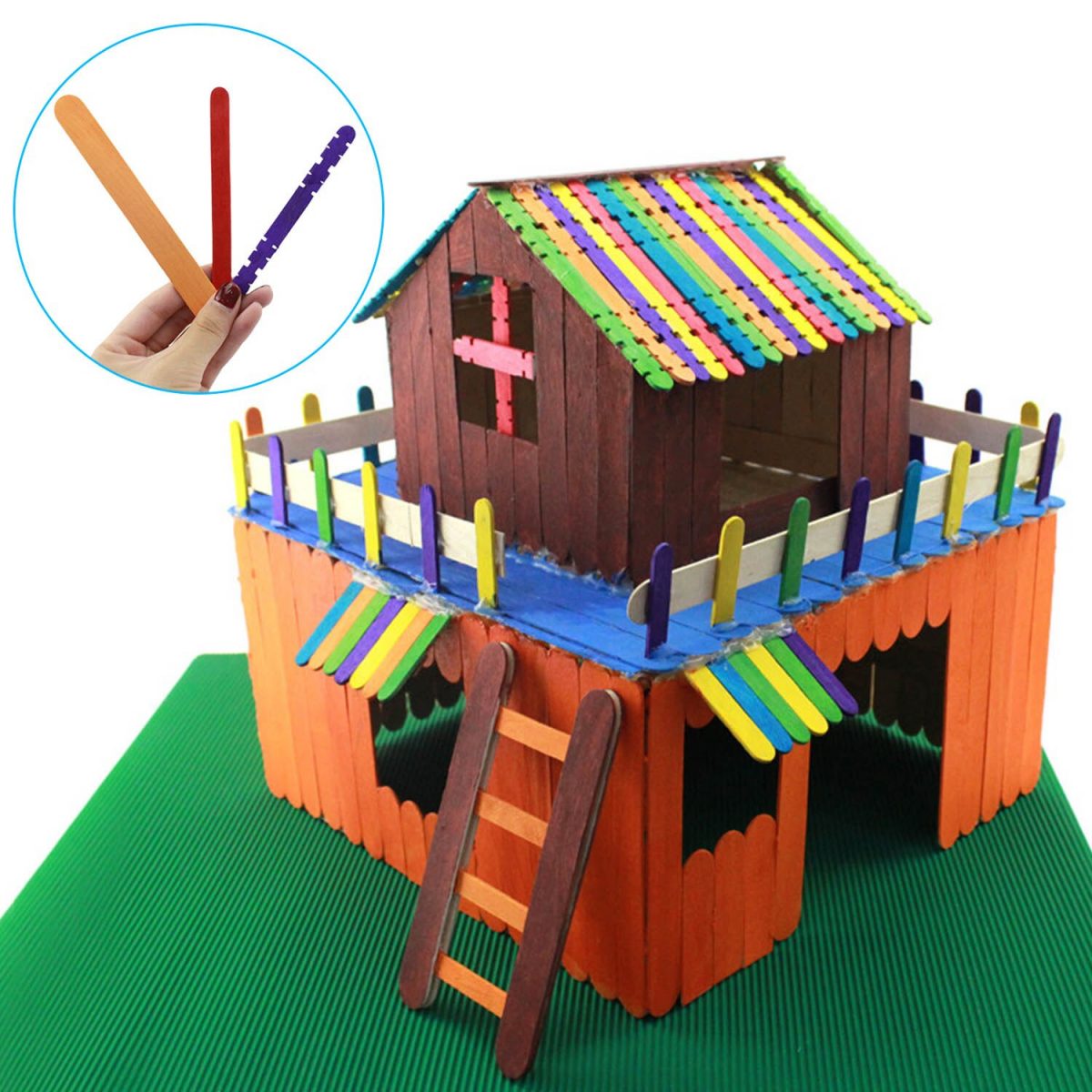 Bricolage Avec Baton De Bois - GreatestColoringBook.com