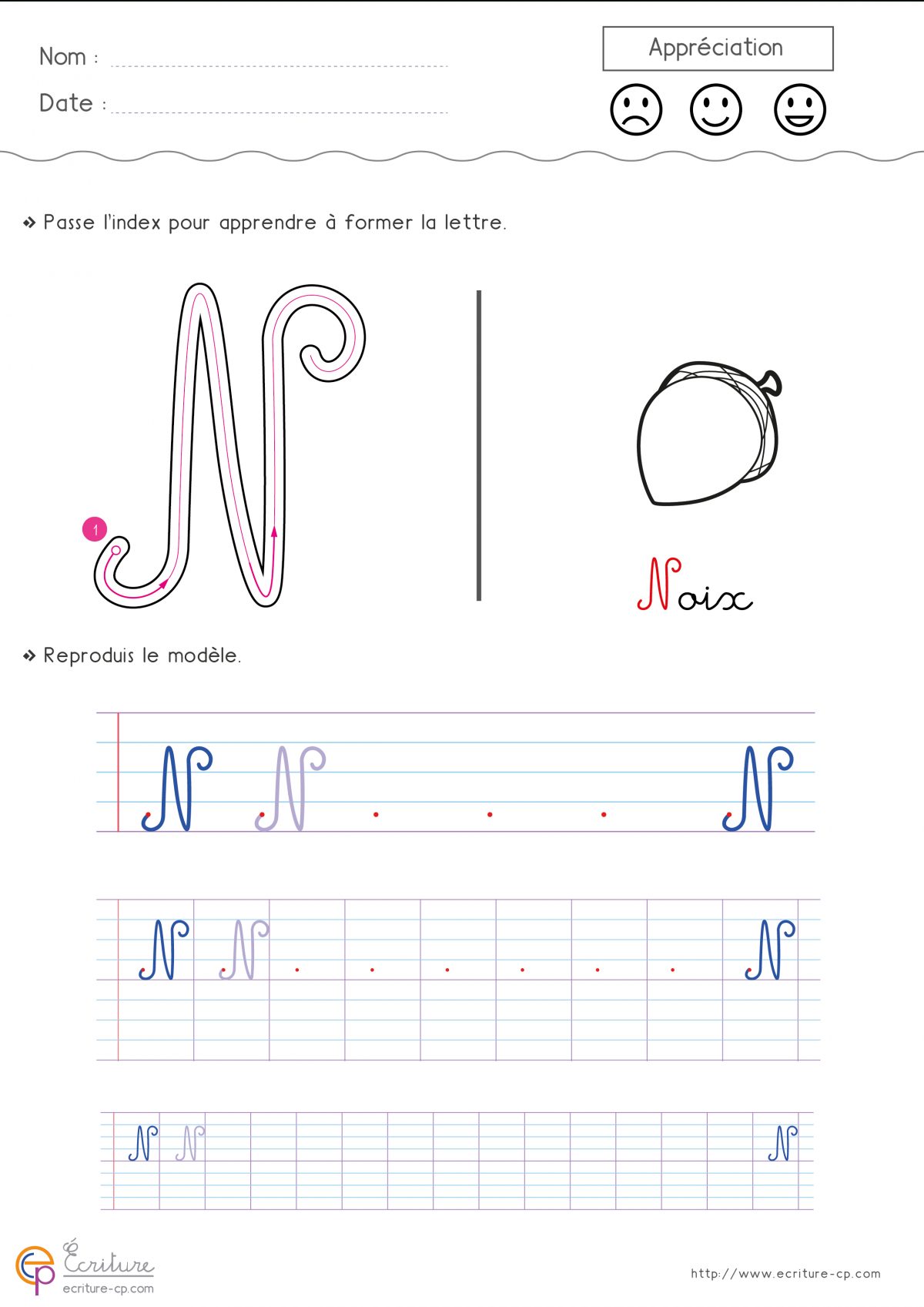 Écrire L'alphabet Majuscule Cursive Cp Ce1 | Fiche D concernant T