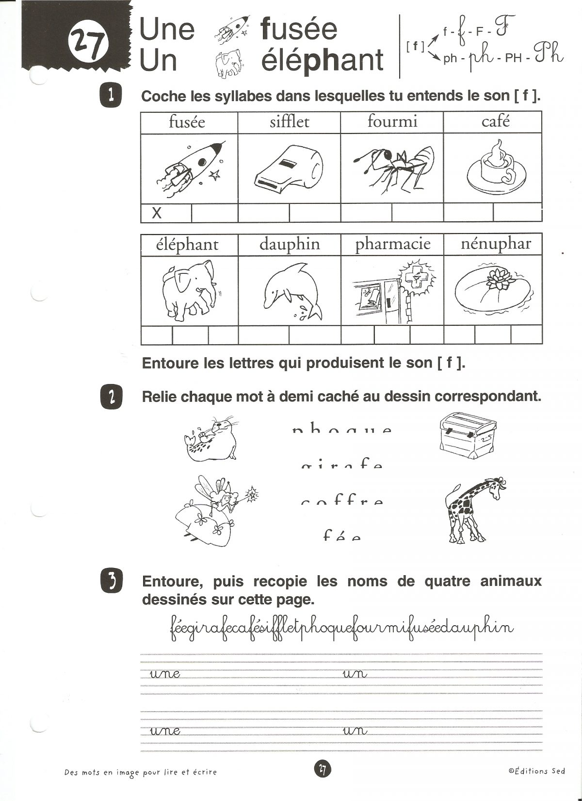 Phonologie Cp: Le Son [O] À L'aide Des Alphas: O, Au, Eau avec Le Son F