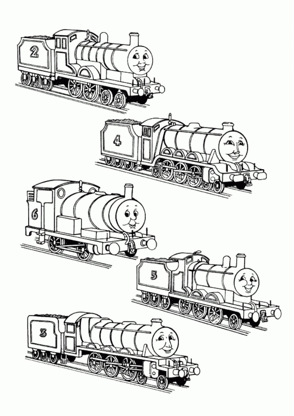 Thomas Et Ses Amis pour Coloriage Thomas Le Petit Train