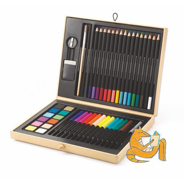 Boite De Couleurs – Djeco | Crayon De Couleur, Crayon pour Boite De Feutres Coloriage