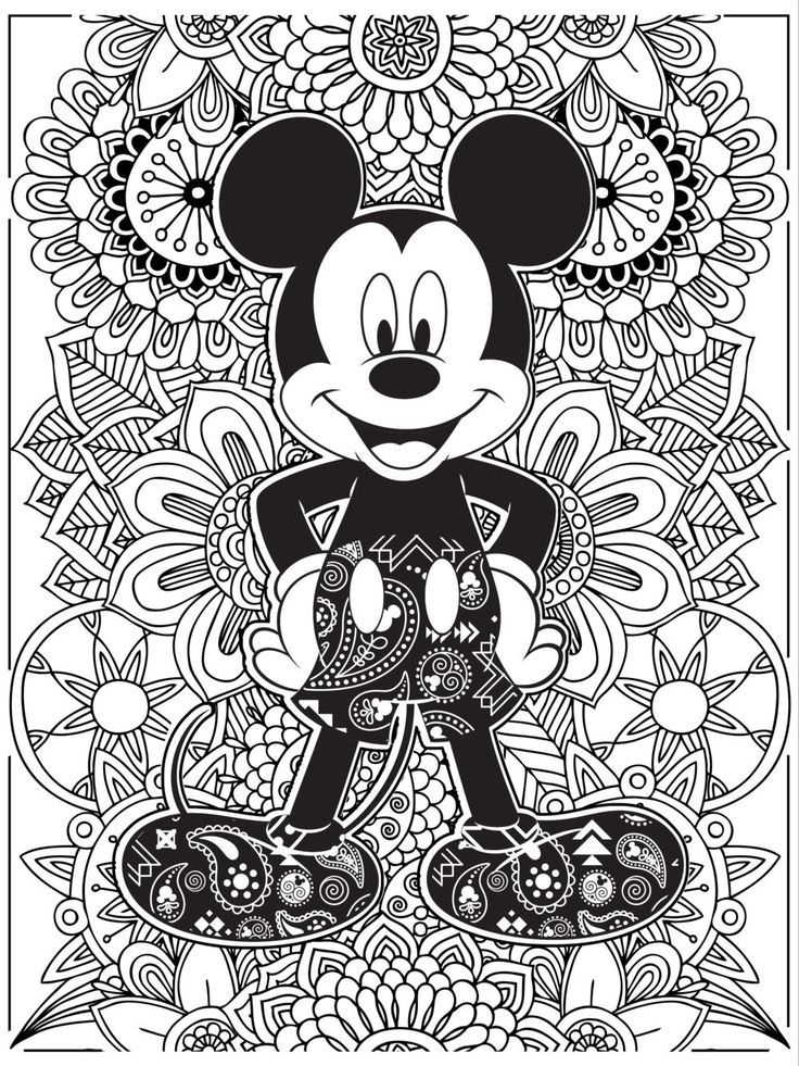 Celebrate National Coloring Book Day With | Mickey Mouse dedans Coloriag