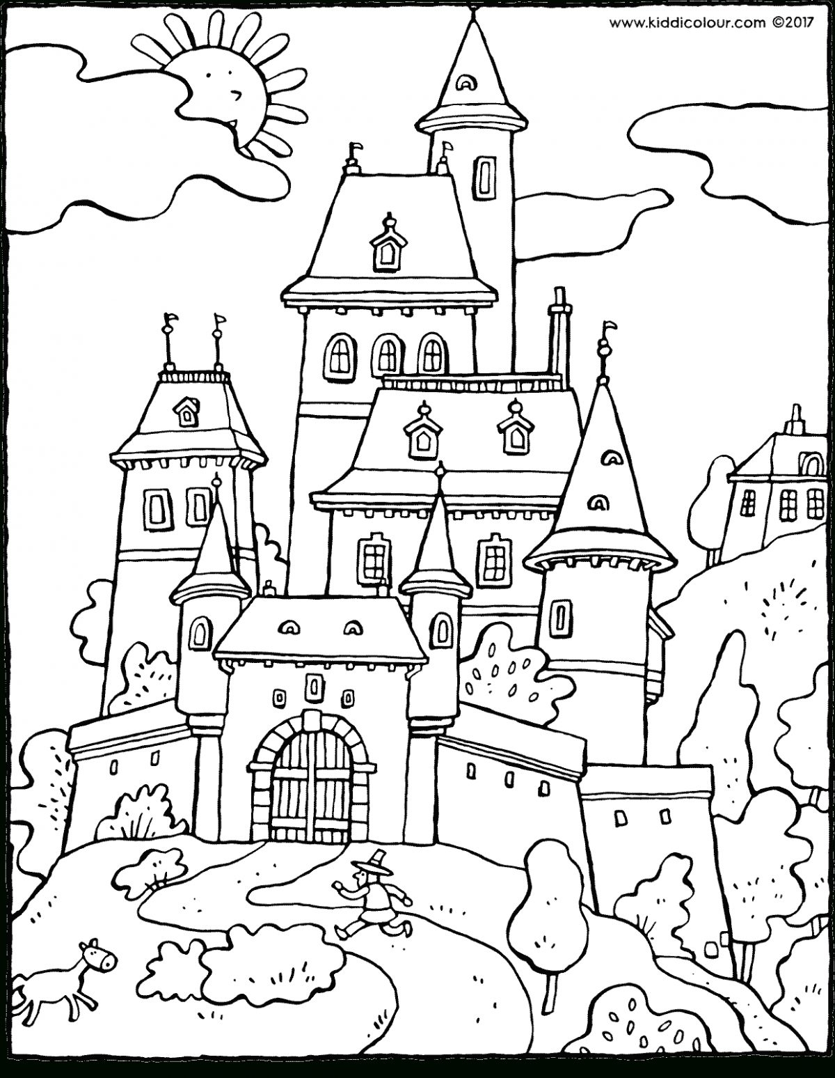 Une Vieille Maison Hantée À Colorier.  Coloriage, Maison concernant