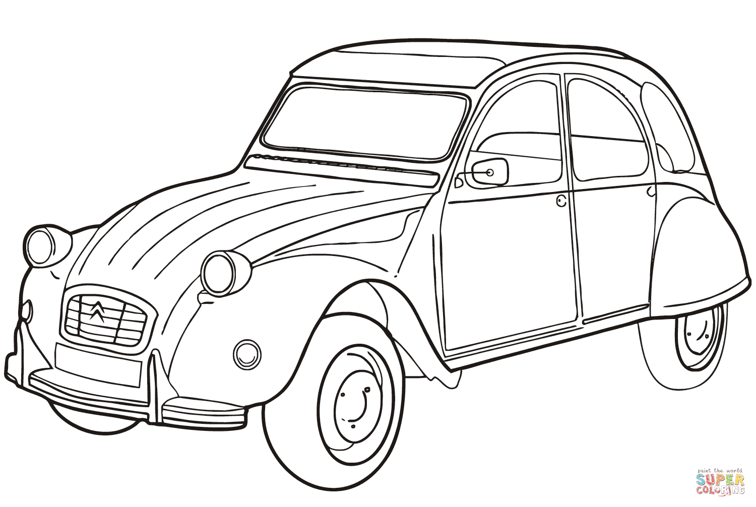 Image De Voiture A Imprimer - GreatestColoringBook.com