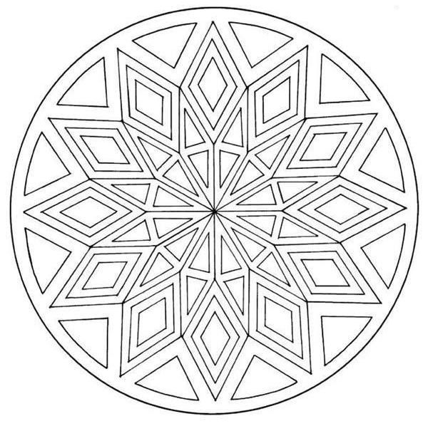 Coloriage Mandala A Imprimer intérieur Coloriage Mandale