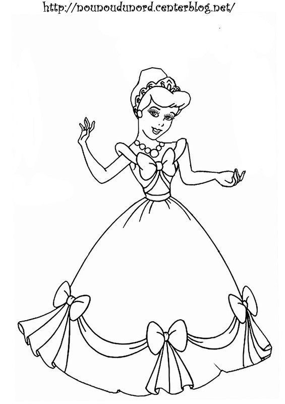 Coloriage Princesse A Imprimer intérieur Coloriage Gratuit