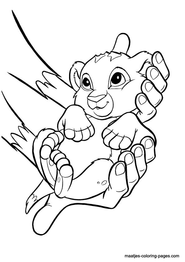 Coloriage Roi Lion | Lion Coloriage, Coloriage Disney concernant Lion A Colorier