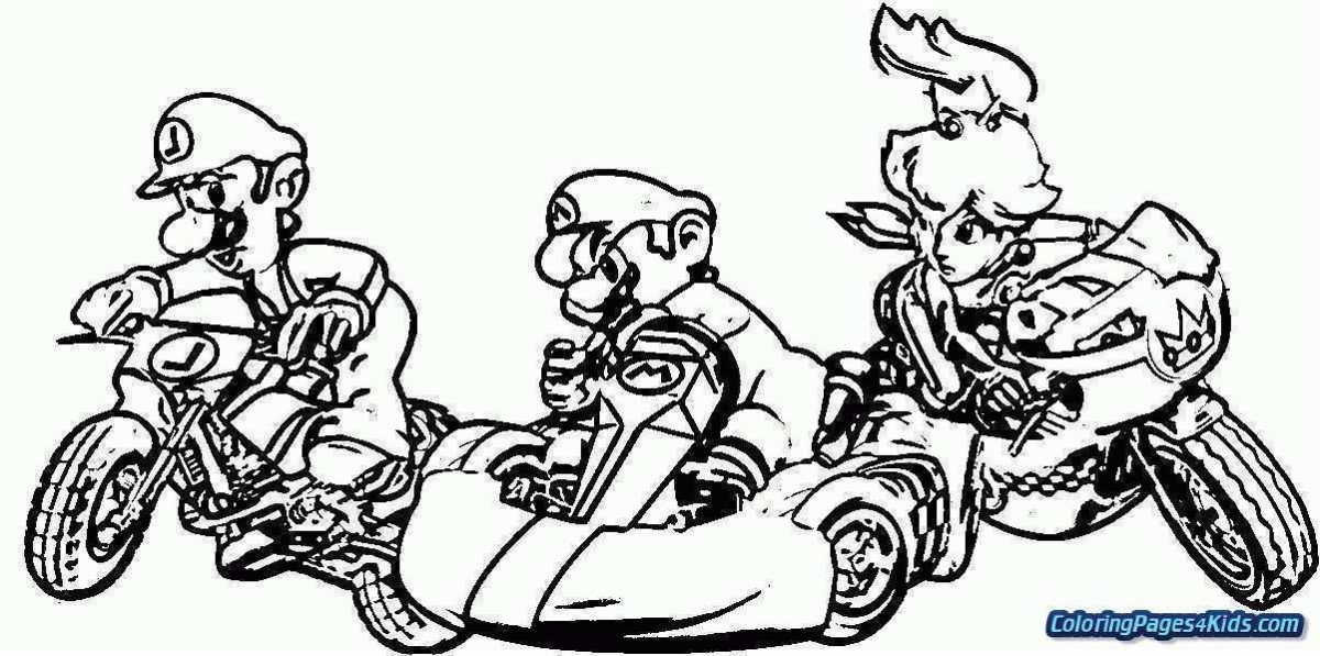 75 Unique Image De Coloriage Mario Kart 7  PanoramaSo à Coloriage