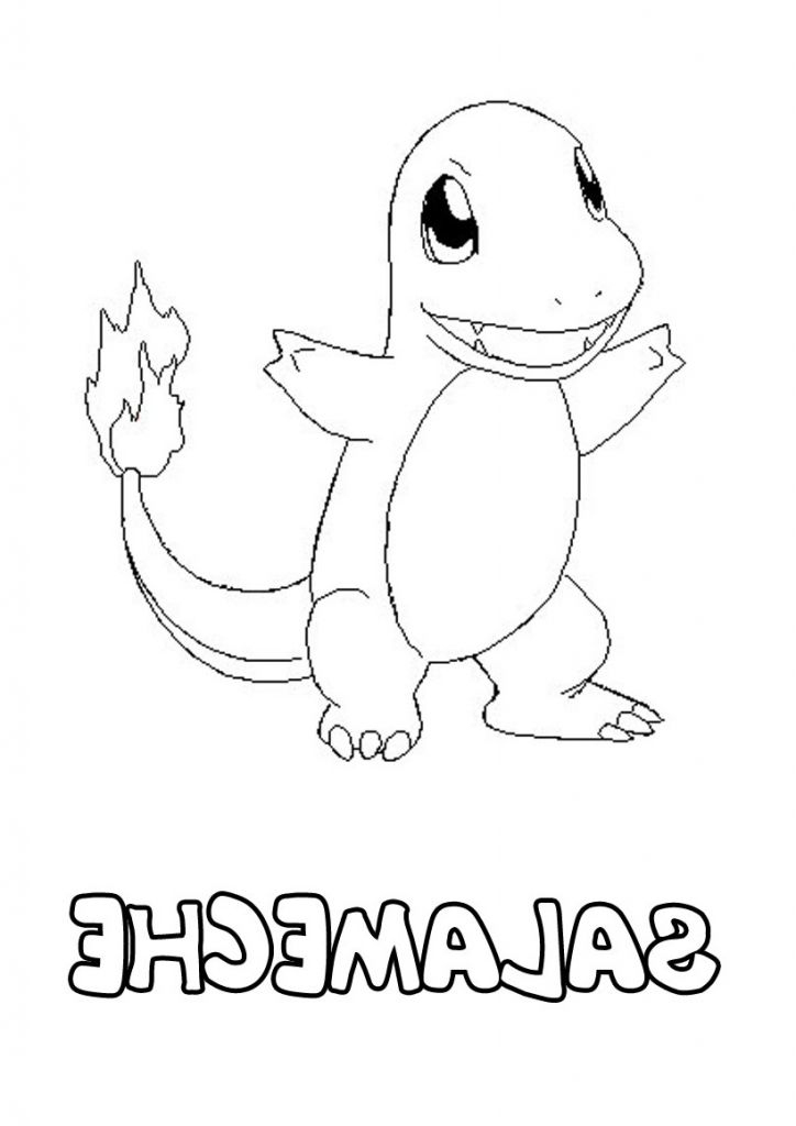 Dessin Salameche Unique Images Coloriage Pokemon Salameche à Coloriage De Pokémon À Imprimer