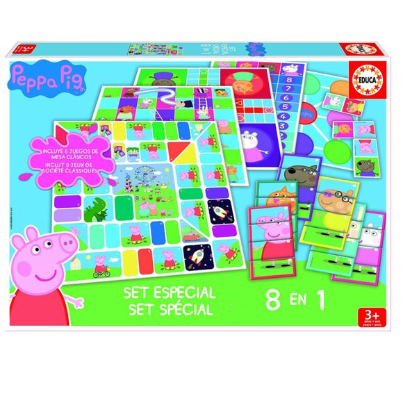 Educa – 8 Jeux En 1 Peppa Pig – Pas Cher Achat / Vente tout Jeux De Peppa Pig Gratuit