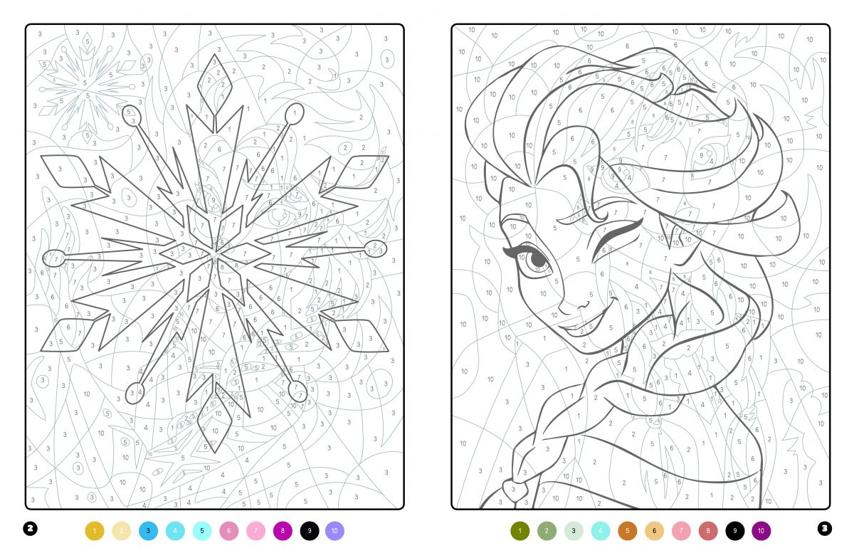 Coloriage Mystere Disney Trompe L Oeil  coloriages mystère tome 7