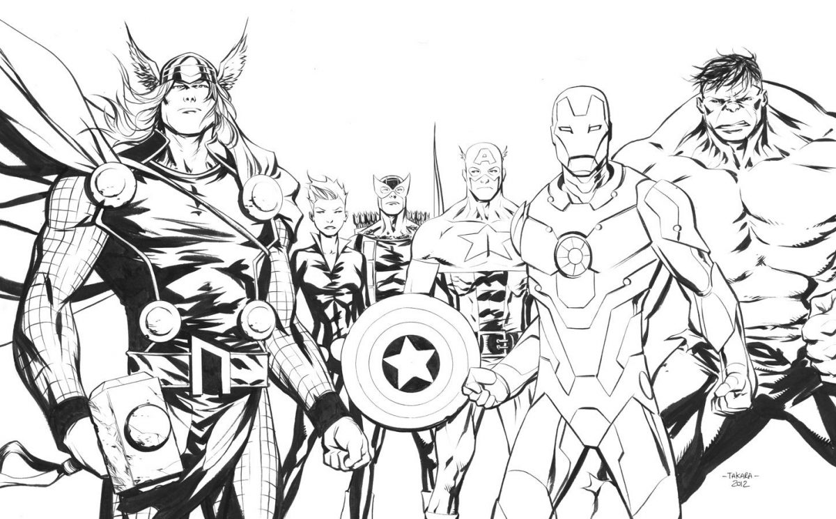 Dessin A Colorier Avengers Super Heros 14 Coloriages A dedans Coloriage