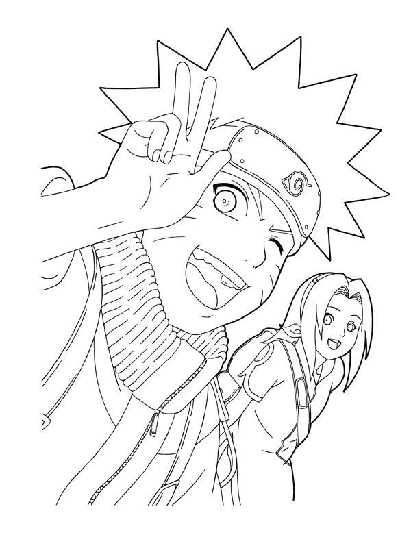 Printable Naruto Coloring Pages Kids | Free Coloring Pages intérieur Naruto Coloriage