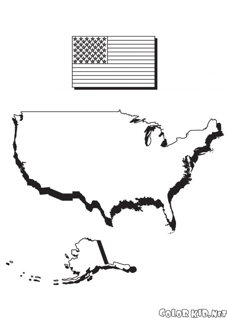 america coloring page