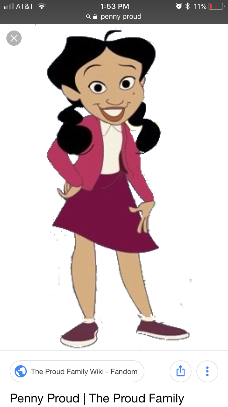 penny proud coloring pages