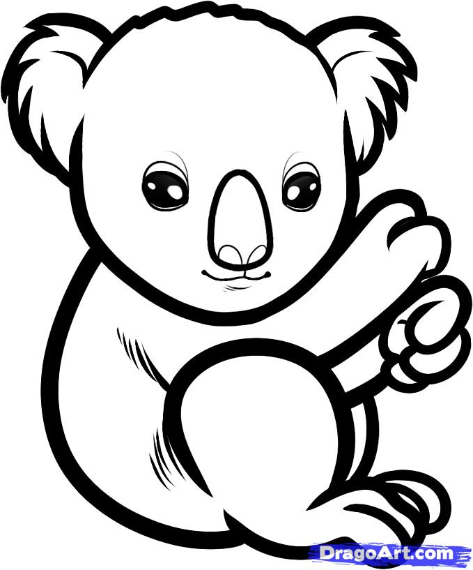 koala bear coloring pages