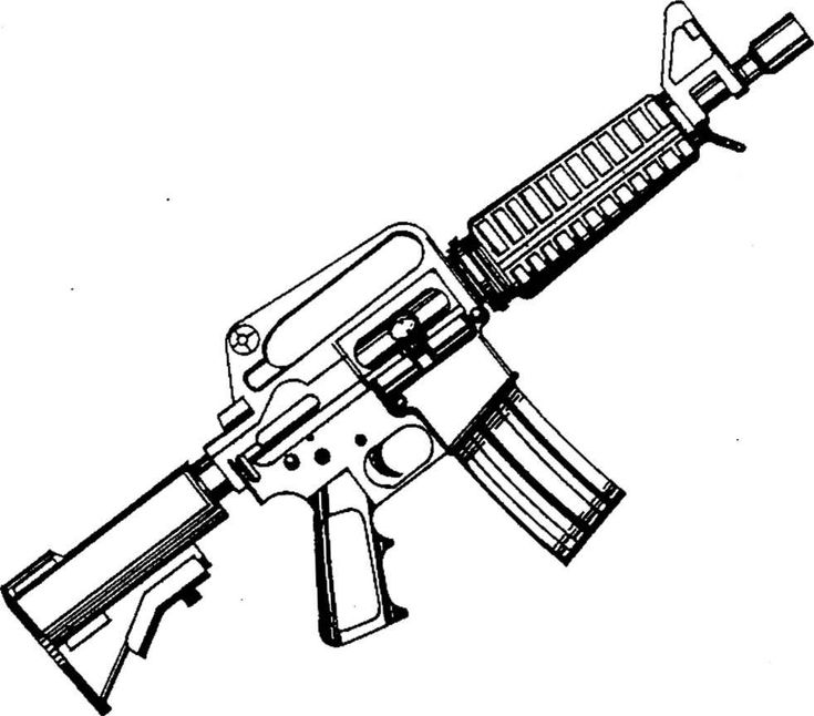 army gun coloring pages