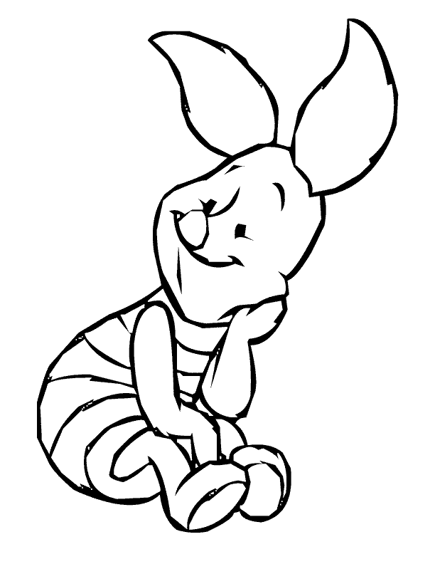 piglet coloring page