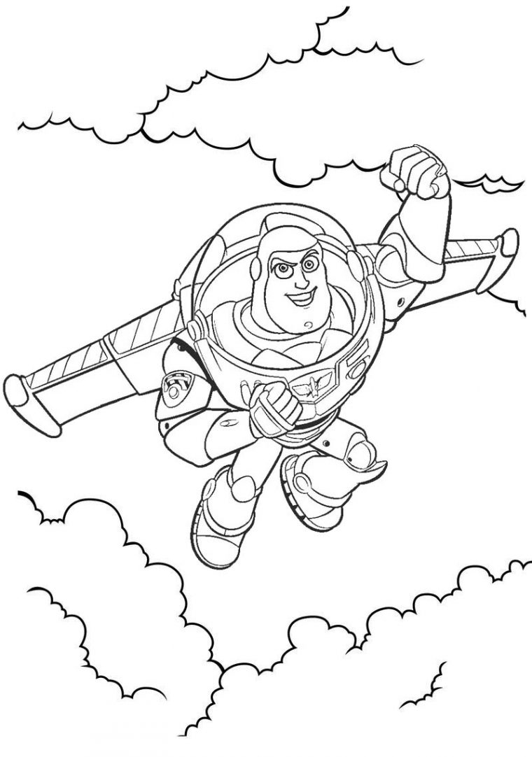 buzz lightyear free coloring pages