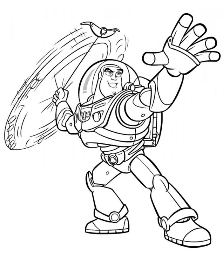 free coloring pages buzz lightyear