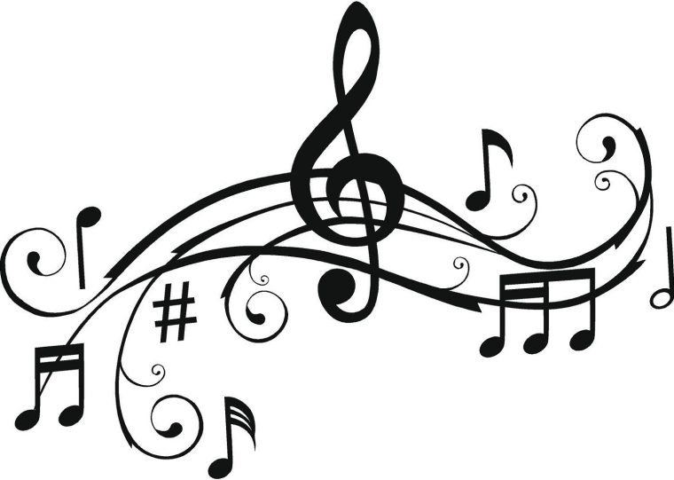 musical notes coloring pages