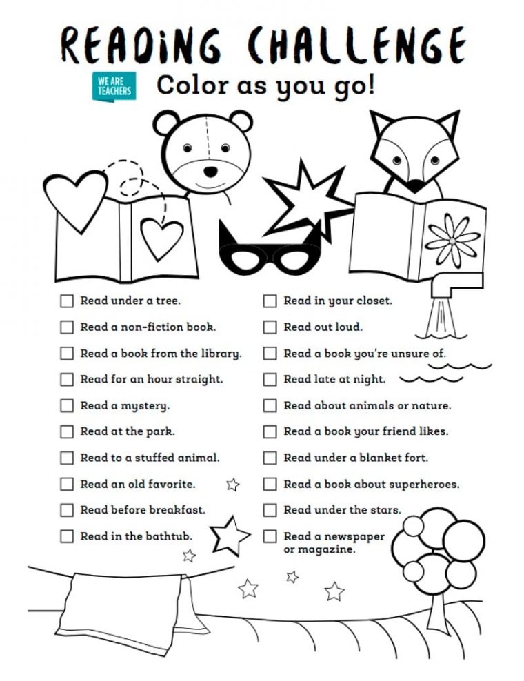 challenge coloring pages