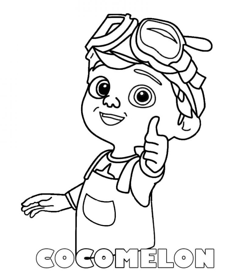 cocomelon coloring pages jj