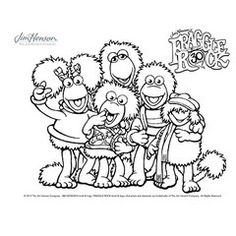 fraggle rock coloring pages