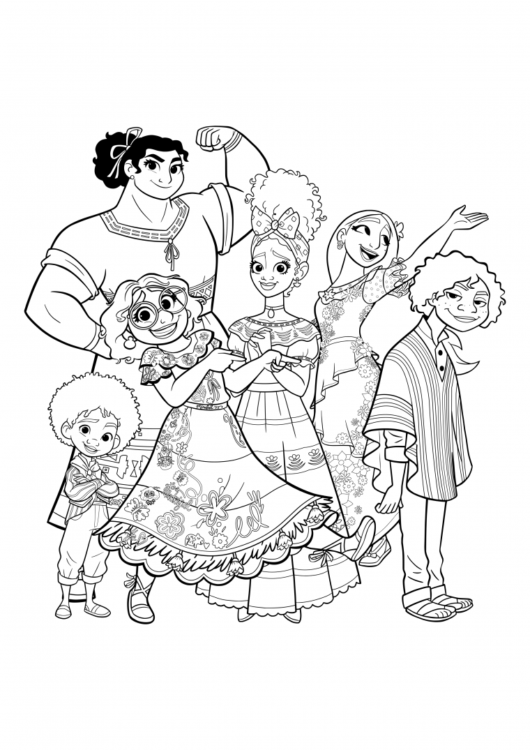 bruno madrigal coloring pages
