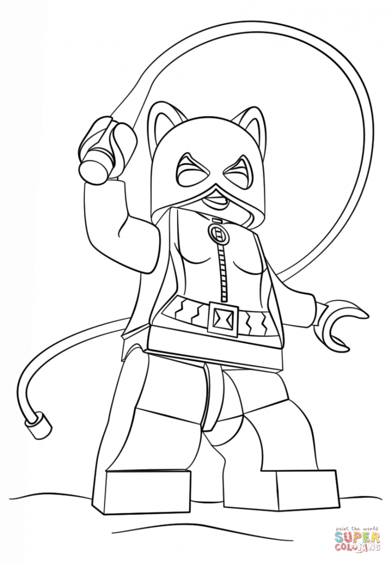 catwoman coloring page