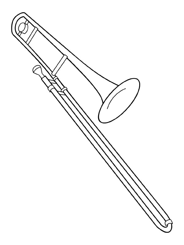 instrument coloring page