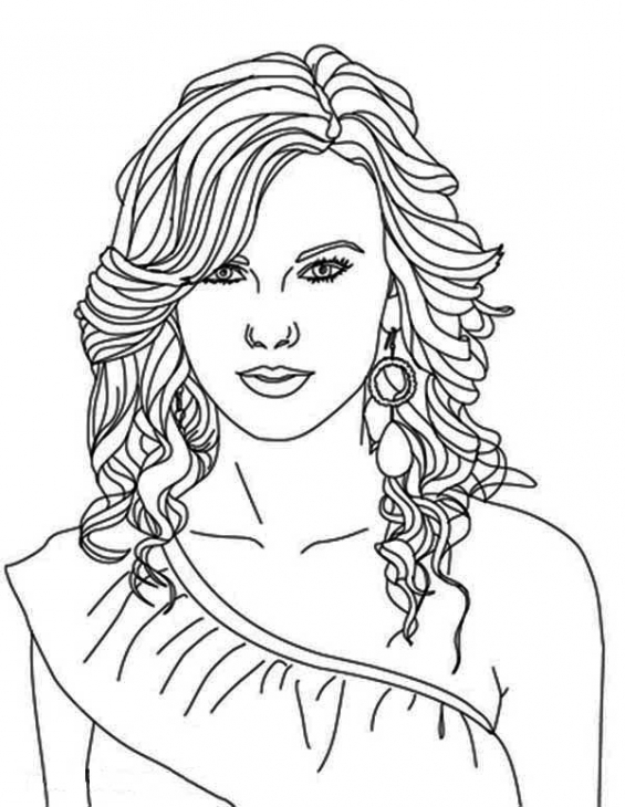 coloring pages of people’s faces