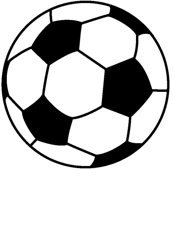 soccer ball coloring pages