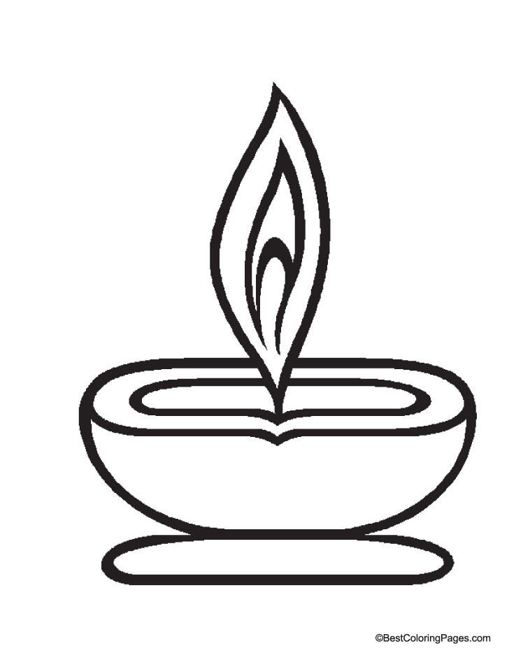 diya coloring pages