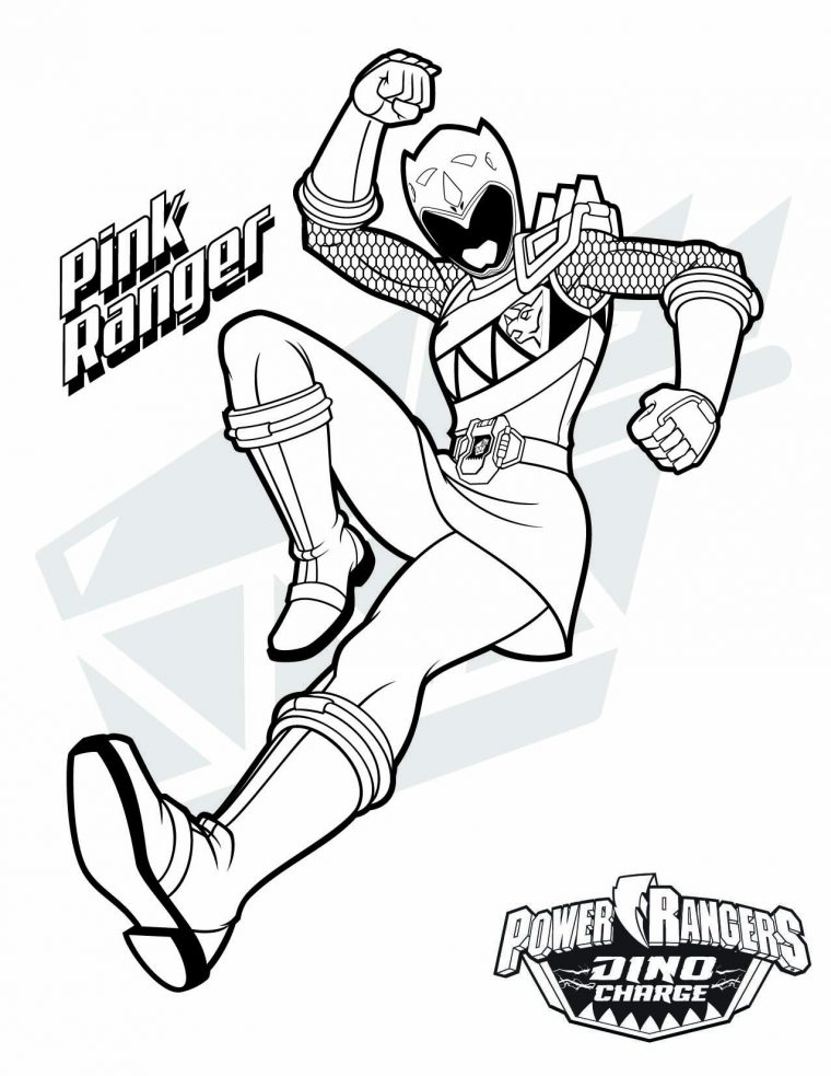 red power ranger dino charge coloring pages