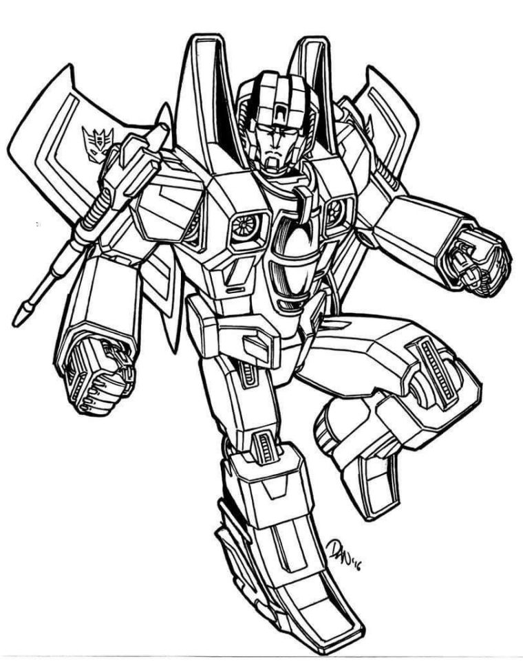 starscream coloring page