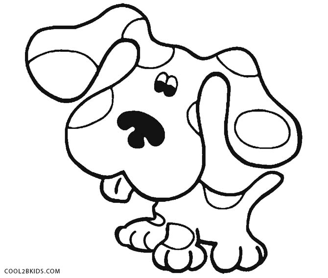 blues clues free coloring pages